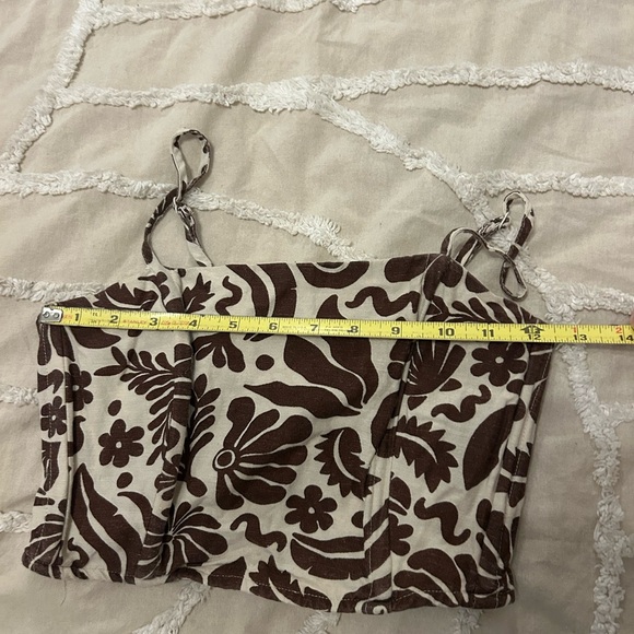 Floral Print Wide-Leg Jumpsuit. 2 Piece - Picture 9 of 10